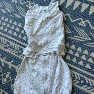 Halo Gray/ White Starry SleepSack Swaddle